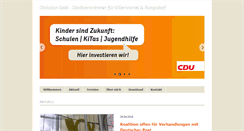 Desktop Screenshot of christiangold.de